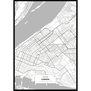 Карта города белый