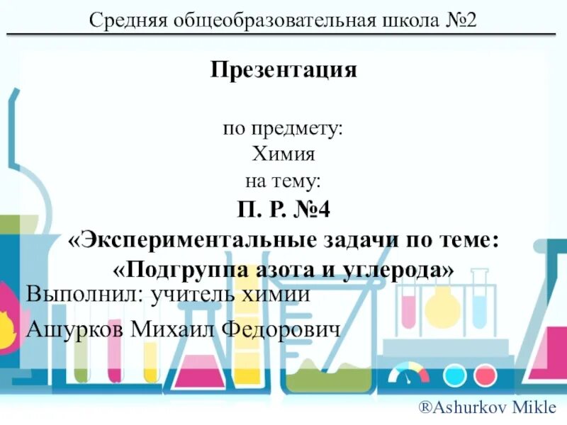 Подгруппы азота и углерода практическая работа