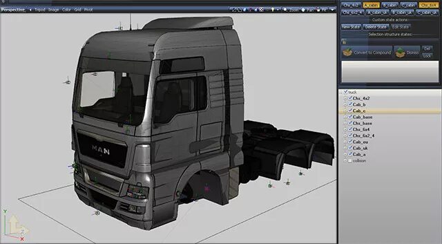 Import mod. SCS prism3d. Zmodeler. Zmodeler 3. 2d моделлер.