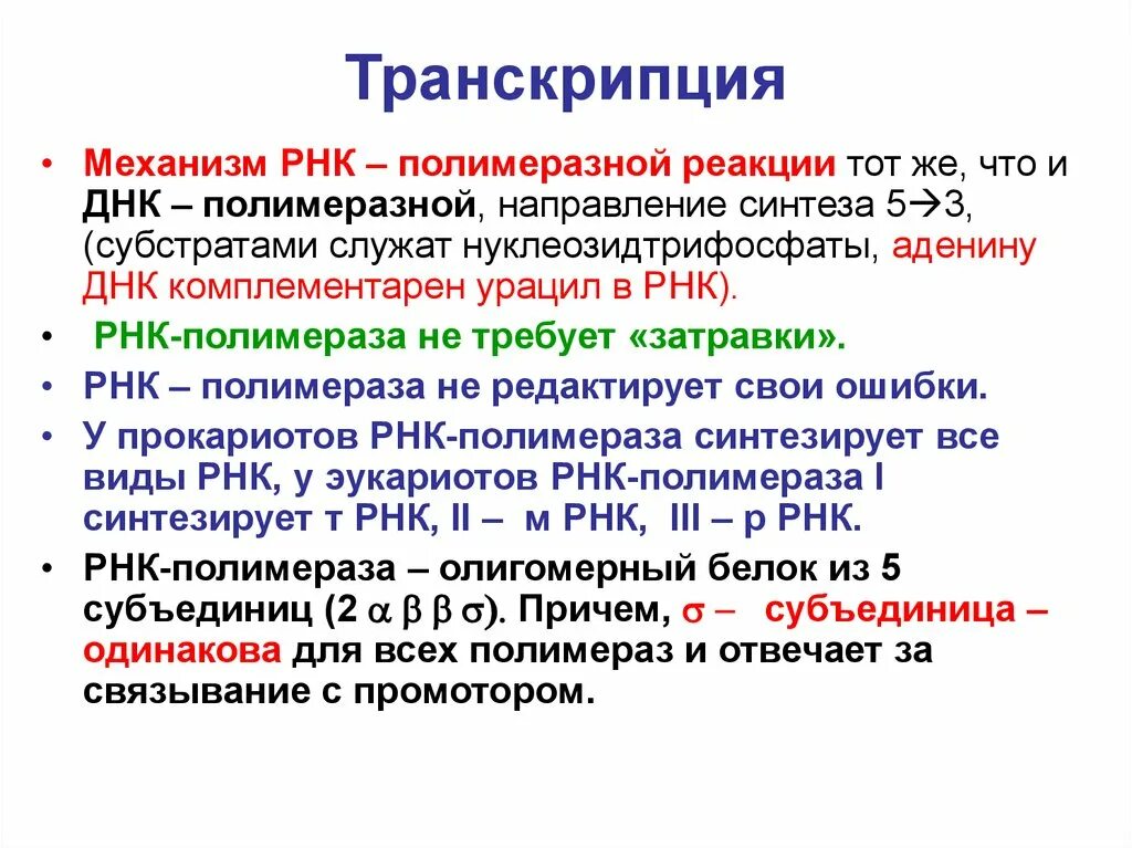 Биосинтез днк реакция. Механизм транскрипции биология. Биосинтез РНК транскрипция. Механизм транскрипции РНК. Компоненты необходимые для транскрипции.