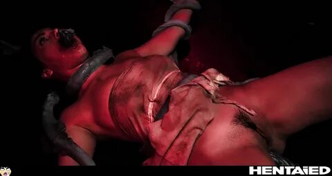 Ein unheimliches Monster vergewaltigt brutal ein Mädchen, das von der Erde ...