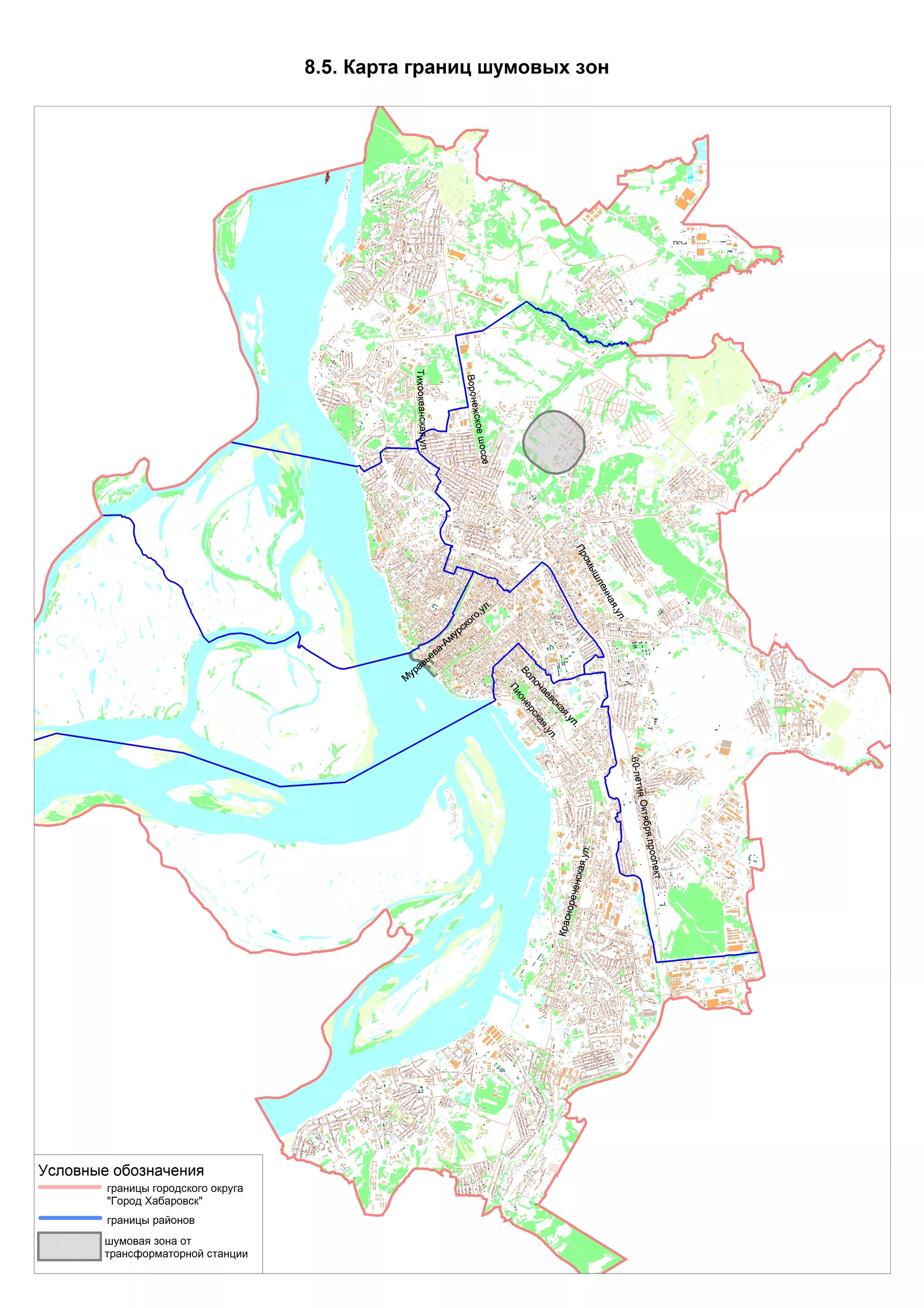 Карта города Хабаровска по районам. Границы районов Хабаровска на карте города. Карта районов Хабаровска с границами. Границы городского округа город Хабаровск.