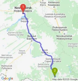 Кемерово чемал расстояние
