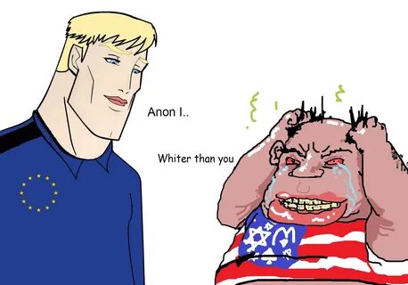 Anon I.. / Whiter than you Amerimutt / Le 56% Face Know Your Meme.