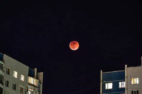 Лунное затмение барнаул