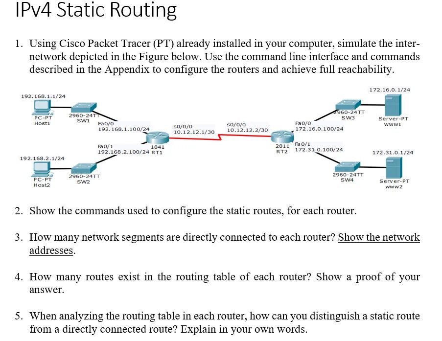 Connected route. Packet Tracer маршрутизация. Статический маршрут Cisco Packet Tracer. Cisco Packet Tracer раздел 5 статическая маршрутизация. Cisco Packet Tracer static configuration.