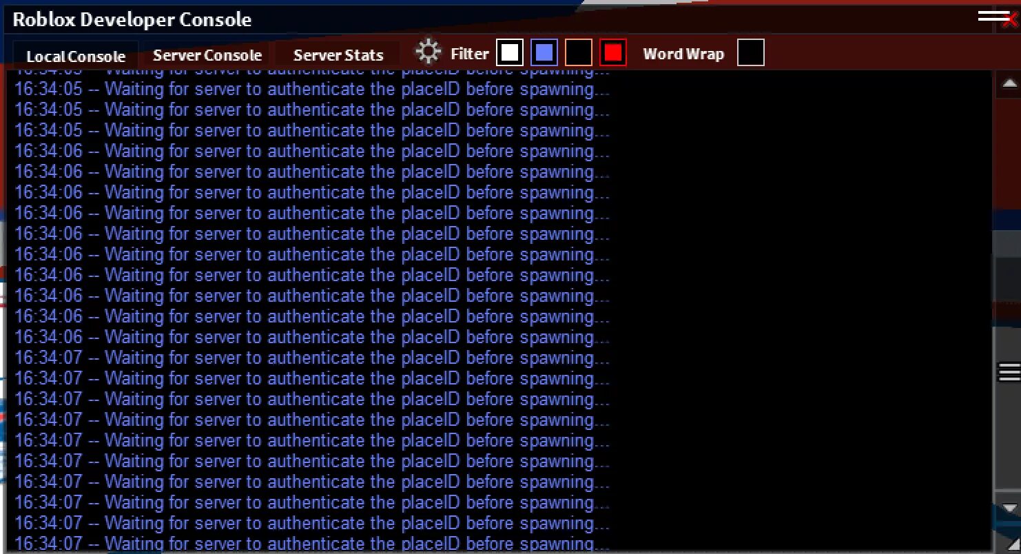 Waiting for an available server retrying. DDOS. Ддос консоль. Roblox developer. Roblox Dev.