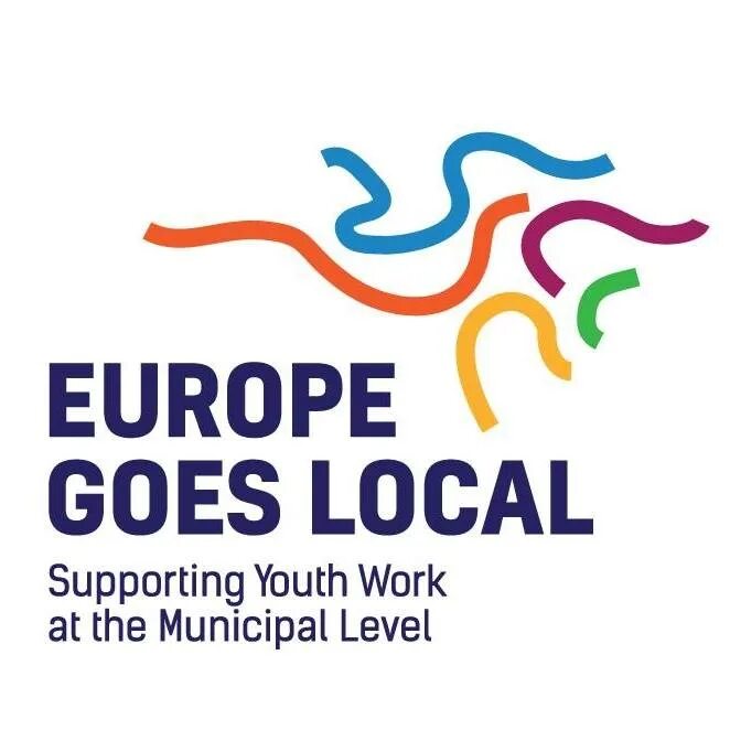 Go eu. Europe goes local. European Youth Foundation. Erasmus+ logo. Europe goes local logo.