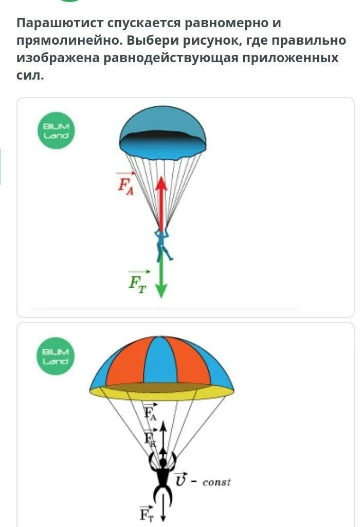 Человек спускается равномерно. Парашютистиспускается. Парашютист спускается. Силы действующие на парашютиста. Парашютист спускается равномерно и прямолинейно.
