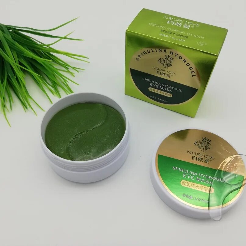 Патчи со спирулиной. Патчи spirulina hydrogel eye mask. основа для патча. пластиковая подооснова патчей. enzero relief cica hydrogel eye patch.
