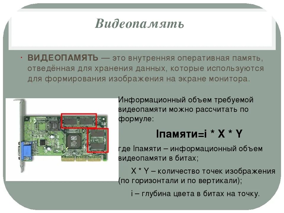 Где находится внутренняя память. Внутренняя память эвм видеопамять. видеопамять это в информатике. видеопамять функции. видеопамять компьютера.
