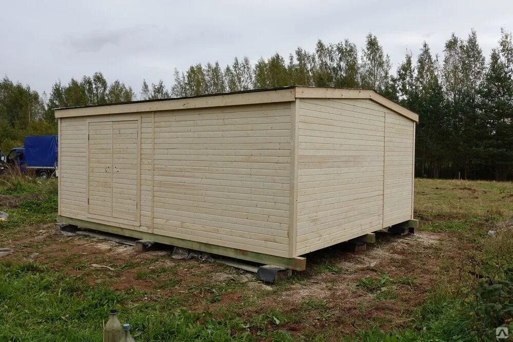 Русстрой. Дома 4 на 4 реальное фото. Русстрой. Бюджетный каркасная бытовка для дачи. Домик времянка для дачи.
