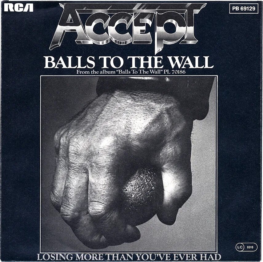 Группа accept 1983. Accept - balls to the Wall - обложка альбома. Accept balls to the Wall 1983. Accept 1983 обложка. Accept humanoid