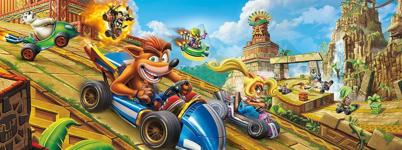 Dev crash. Крэш бандикут гонки. краш бандикут гонки. crash team racing nitro. крэш бандикут гонки ps4.