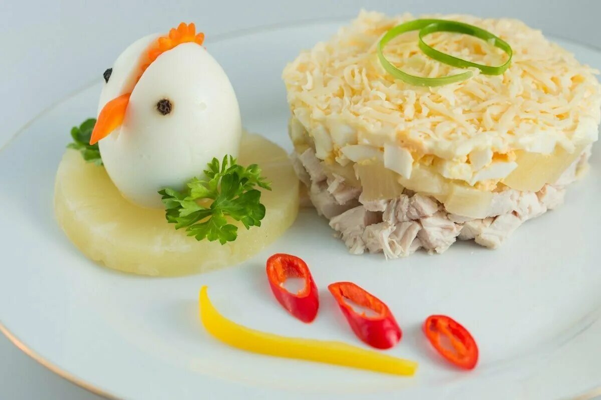 Как варить курицу для салата