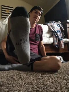Slideshow long dick socks.