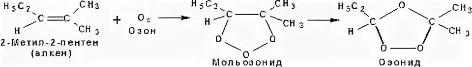 Озонолиз пентена 2. Механизм озонолиза алкенов. Реакция пентен-2 с озонолиза. Озонолиз 4 метилпентена 2. Цис 4 метилпентен