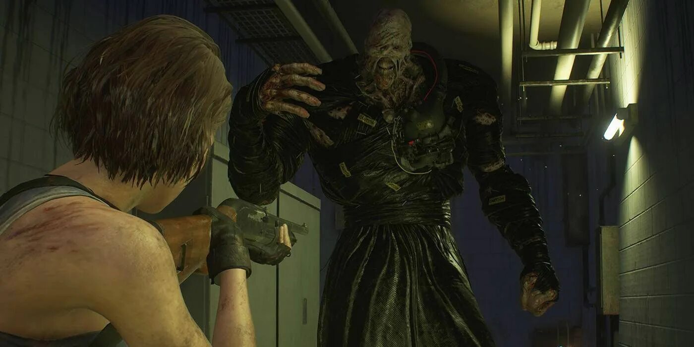 Resident evil 3 механики. Обитель зла 3 Немезис ремейк. Немезис резидент эвил 3 ремейк.