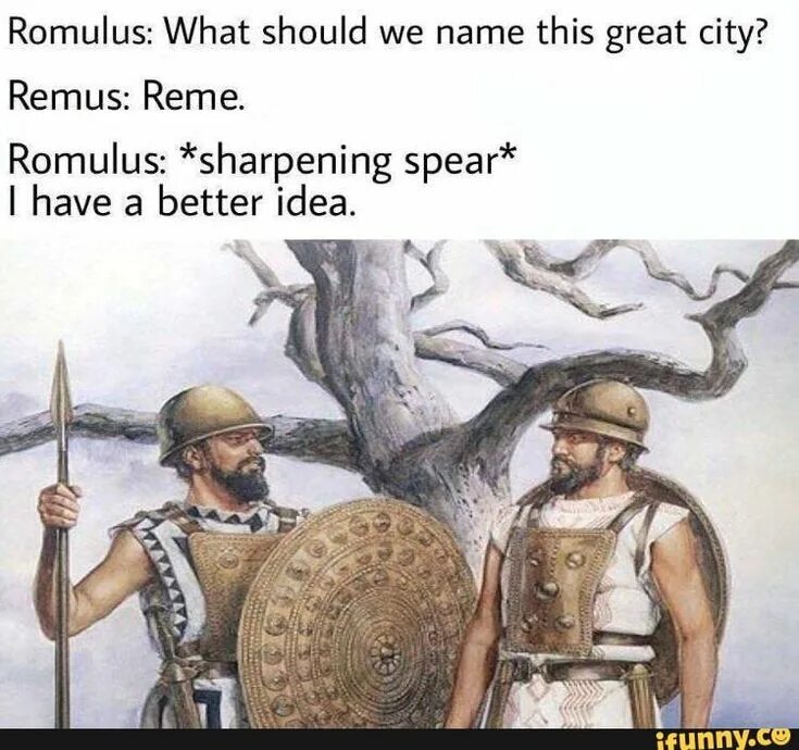 The romans founded