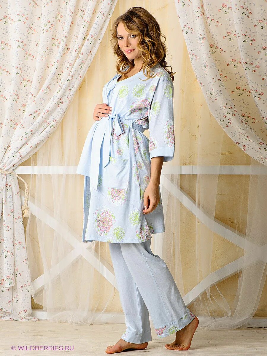 Халат женский для беременных. Пижама для роддома. Пижама для беременных с халатом. Красивый халат для беременных. Мама без халата