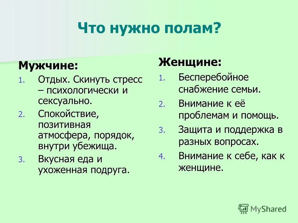 Потребности мужчины в отношениях. Базовые потребности мужчины и женщины. Потребности в браке для мужчин и женщин. Базовые потребности мужчины в отношениях с женщиной. Основные потребности мужчины и женщины в браке.