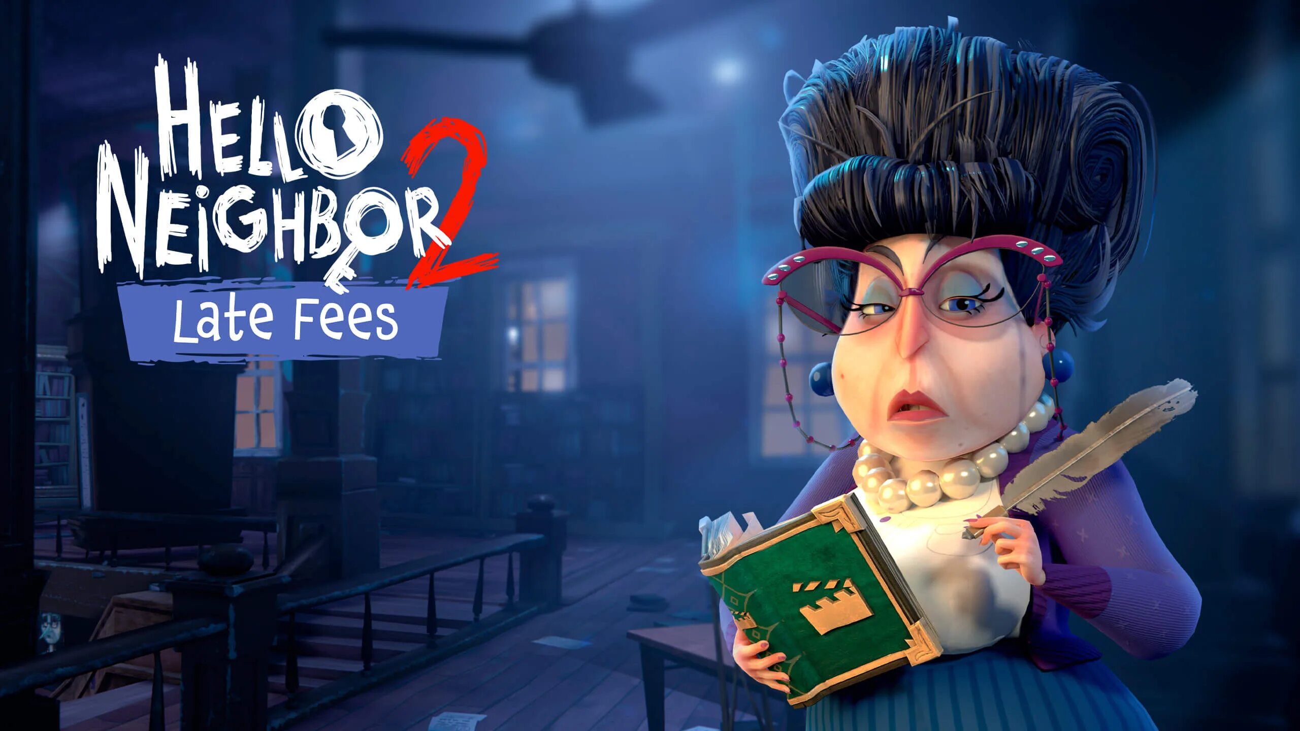 Привет сосед 2 late fees. Hello Neighbor 2 DLC late fees. Hello Neighbor 2. Hello Neighbor 2 библиотекарша.