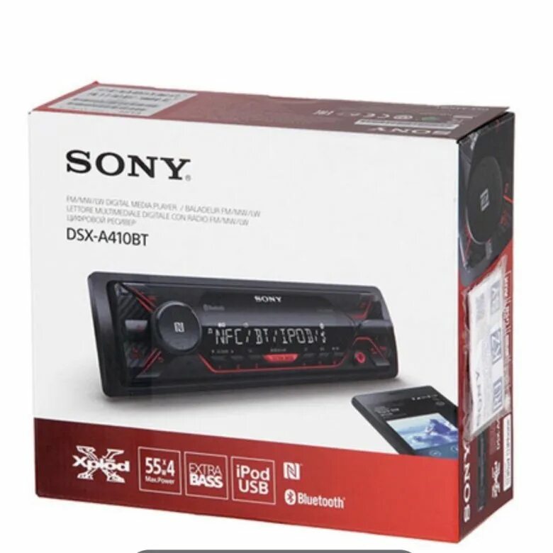 Sony dsx купить. Sony DSX-a410bt. Автопроигрыватель Sony DSX-a410bt. Sony DSX-a410bt RGB.