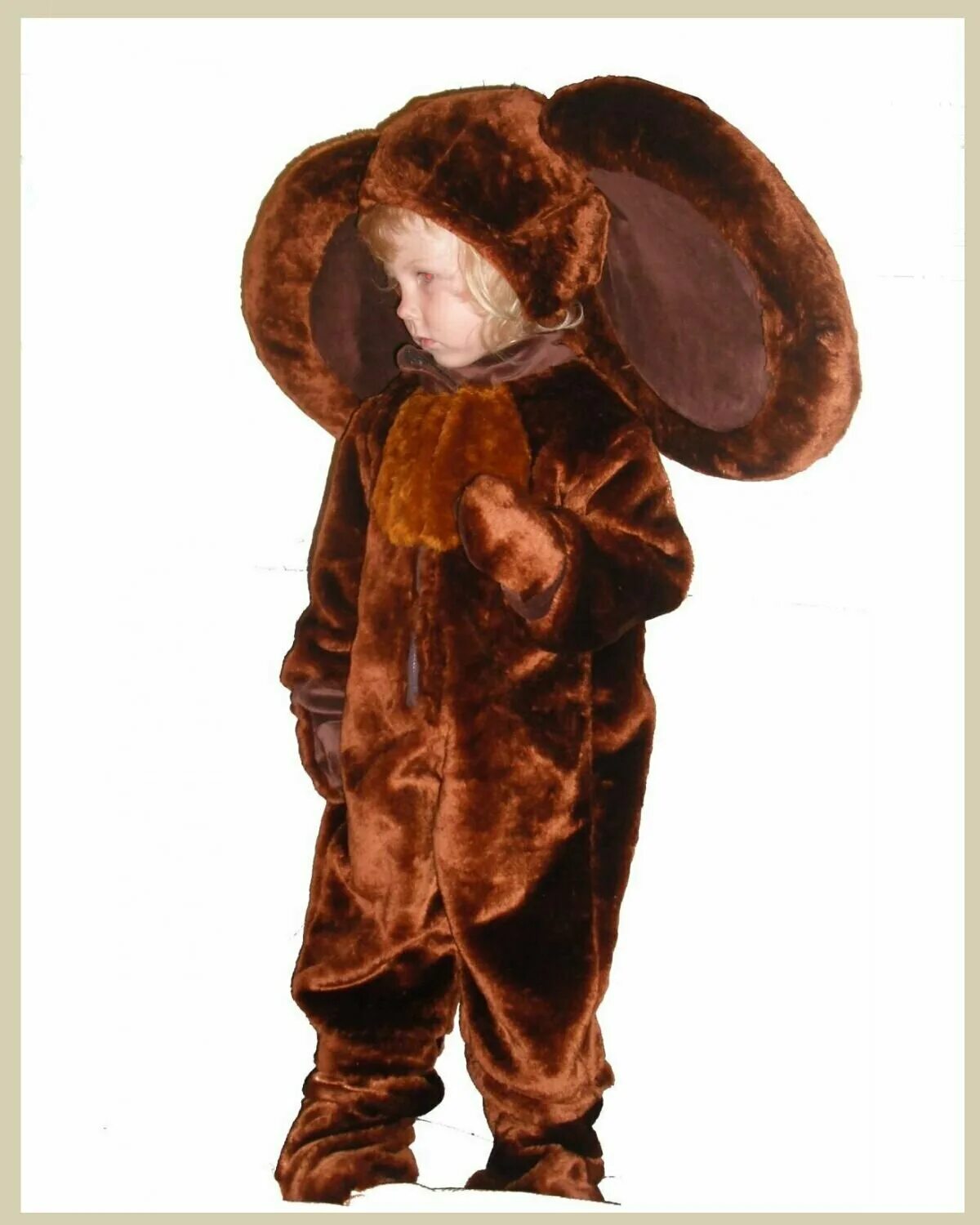 как сделать костюм чебурашки