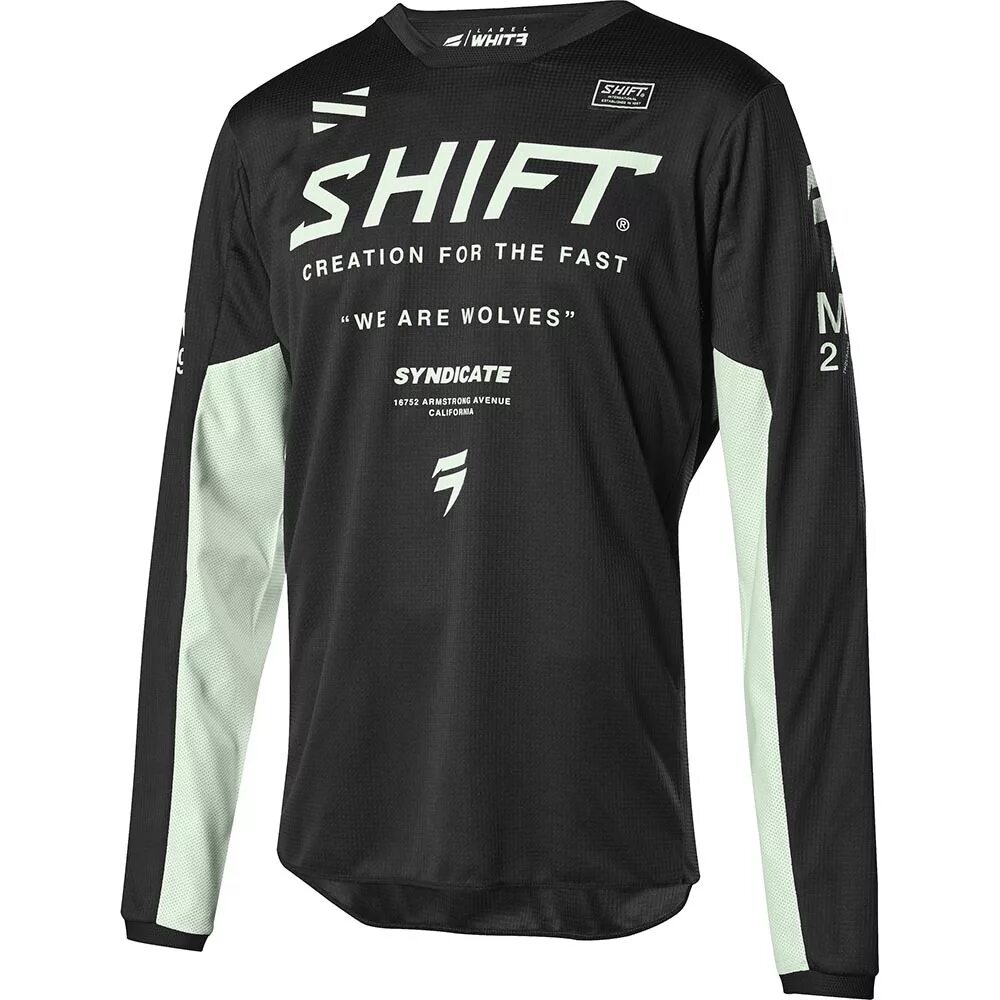 Shift model. Джерси shift (grey and black). shift white label. shift label white 2019.