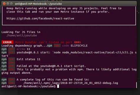 Native error