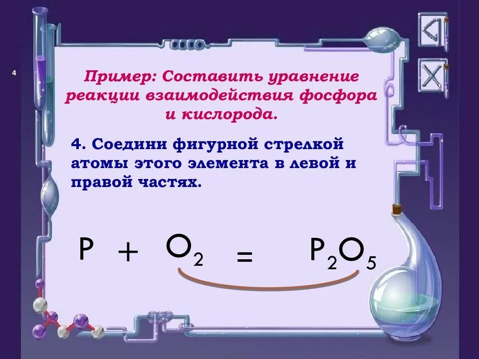 P o2 уравнение химической реакции