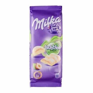 Милка белый пористый