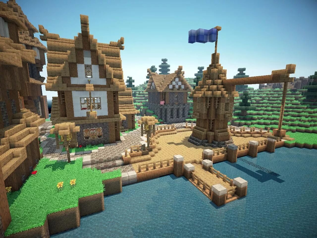 Minicraft village. Медивал Виллаге. Миникрафт деревня. Minecraft Медевиал деревня. Майнкрафт Medieval Village.