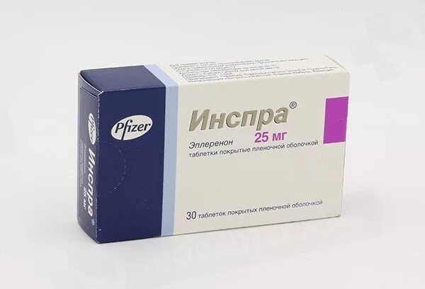 Инспра виатрис. Эплеренон 50. Инспра таблетки 25мг №30. Инспра таб п/пл/о 50 мг №30. П.