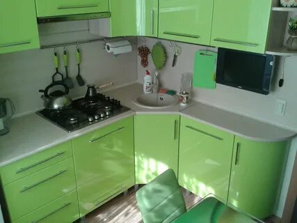 Фото угловой кухни 6 кв м