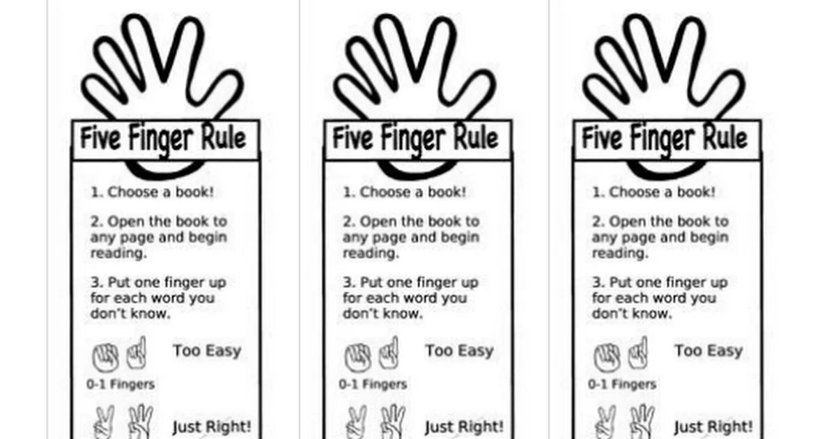 Library Rules. Rules in the Library. 5 Finger retelling. 5 Fingers Rule. Five rules