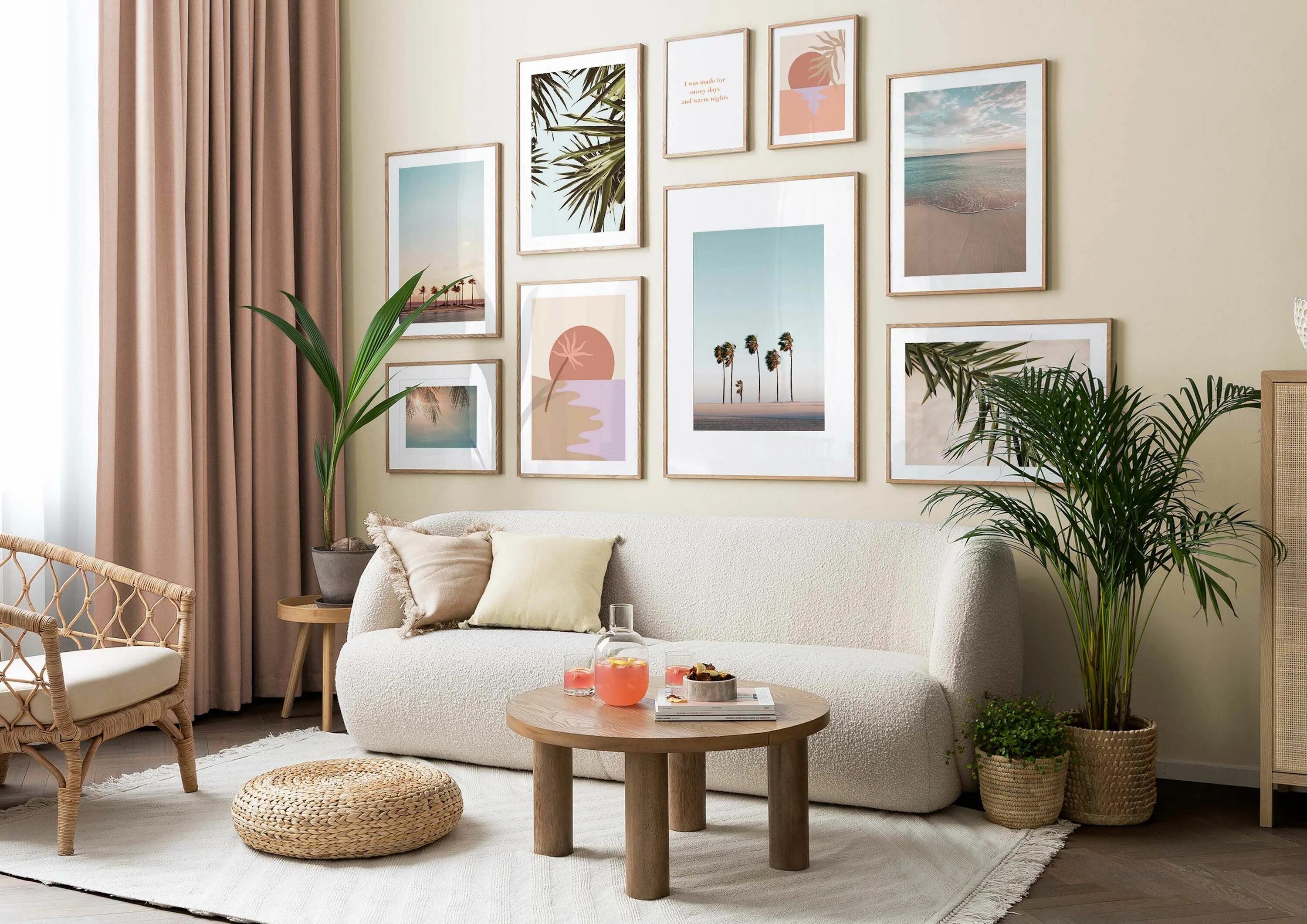 Frame above