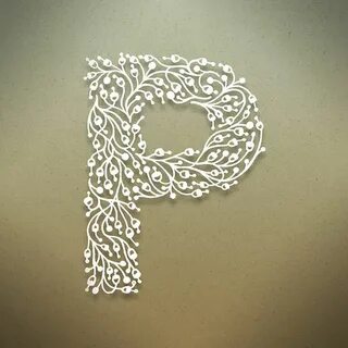 Буквы из кружева