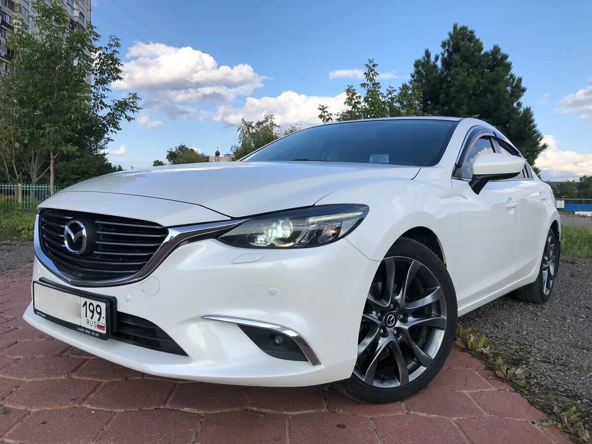 Купить мазда 6 рестайлинг. Mazda 6 2016. Mazda 6 III. Мазда 6 2018 белая. Mazda 6 White 2016.