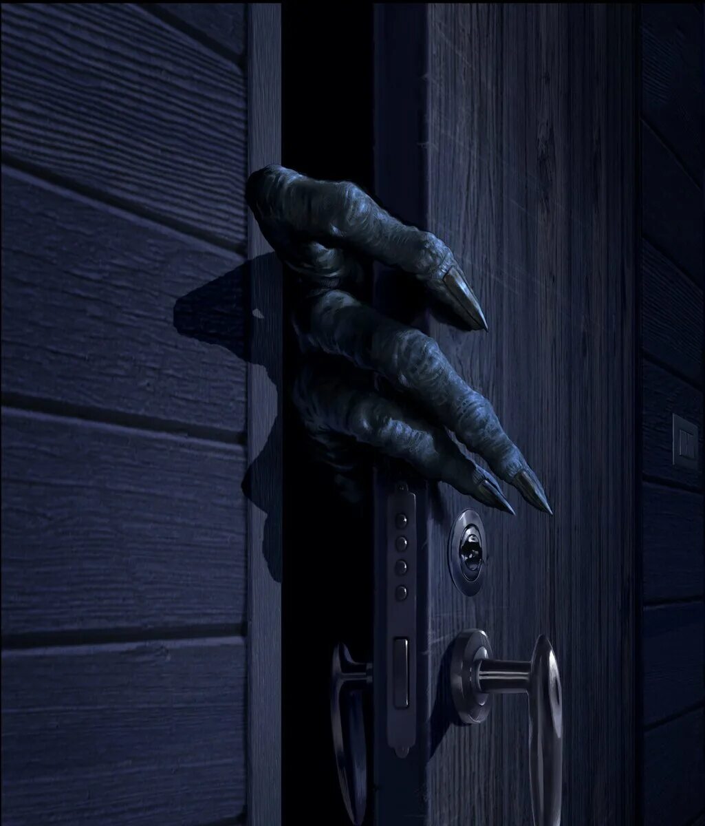 Жуткие двери. Страшная дверь. За дверью.
