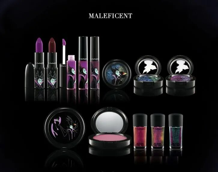 Косметика Maleficent. Mac Cosmetics лимитированная коллекция. Косметика Малефисента. Косметика Мак Дисней.