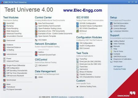 Test universe