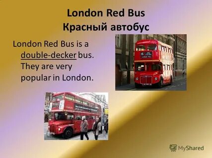 Текст английских автобусов