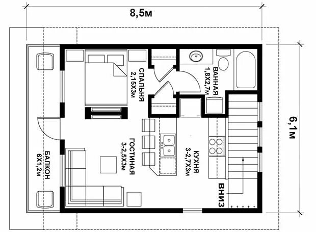 Проекты каркасных гаражей
