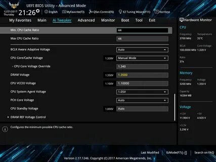 Биос asus tuf