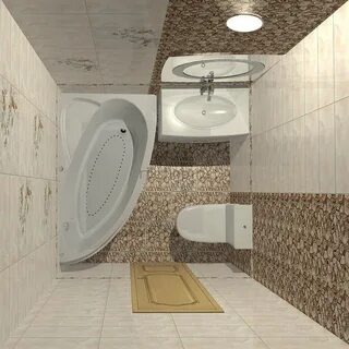 Угловые ванны совмещенные с туалетом