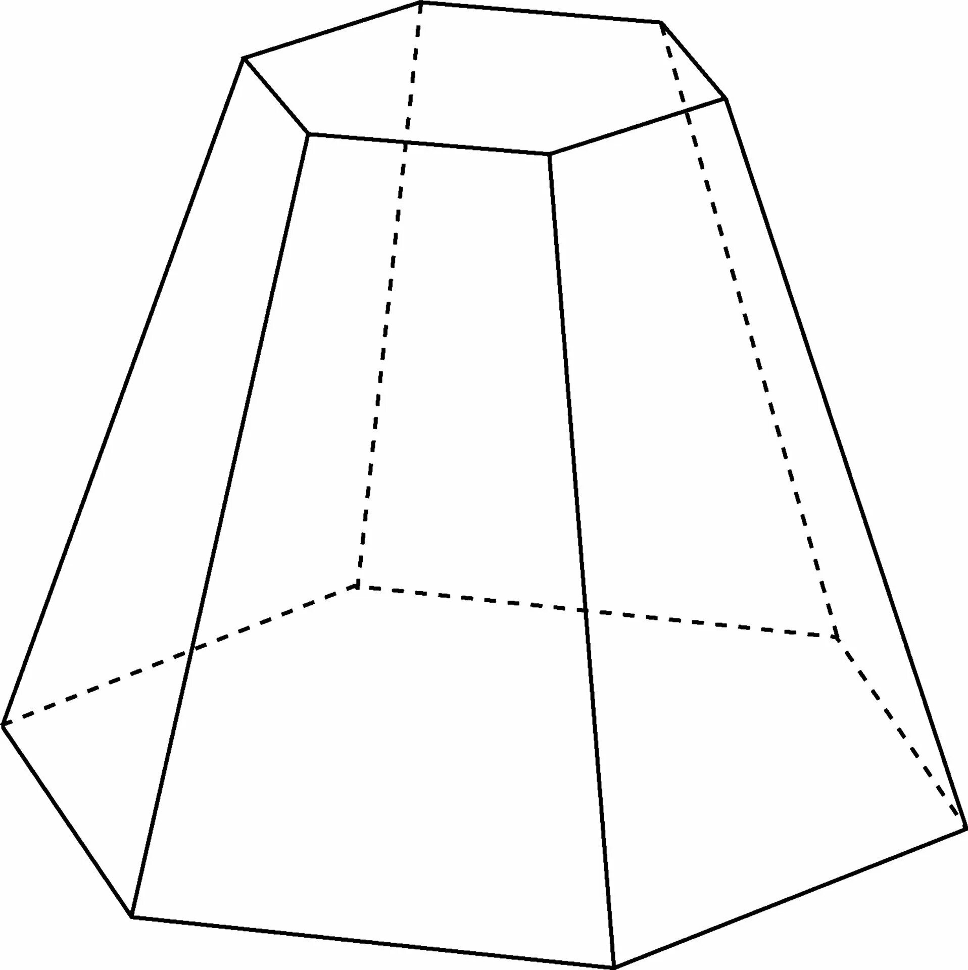 Многоугольники в основании усеченной пирамиды. Правильная усеченная десятицгольная пирамида. Правильная усеченная шестиугольная пирамида. 6 Угольная пирамида усеченная пирамида. Правильная усеченная пирамида 6 угол.