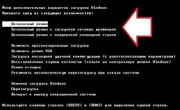 Безопасный вариант. Безопасный режим Windows. Меню загрузки Windows. Запуск в безопасном режиме. Загрузка компьютера в безопасном режиме.