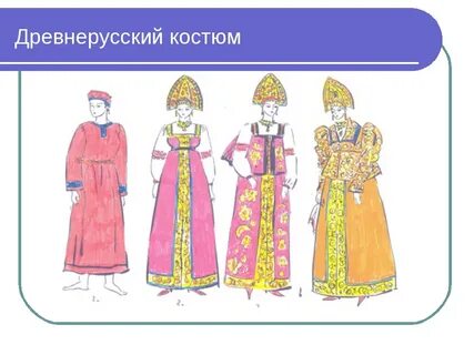 Костюм рисунок 5 класс