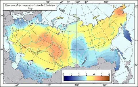 Средняя температура в тундре